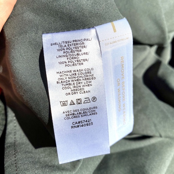 🌲 LOFT PETITE DARK GREEN RUFFLE SKATER DRESS! - Picture 13 of 14